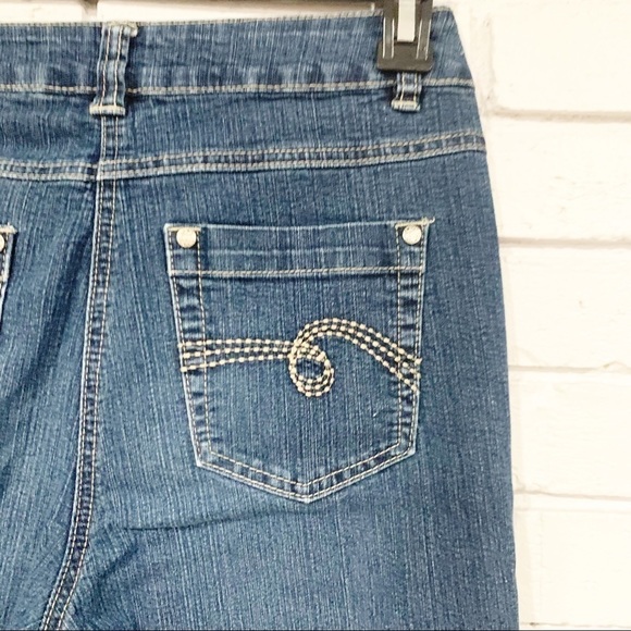 Debenhams Bootcut Jeans in Authentic Blue Jeans - Picture 9 of 12